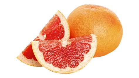 Rozrezaný červený grapefruit