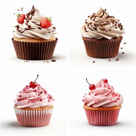 Ilustračná fotografia machových cupcakes