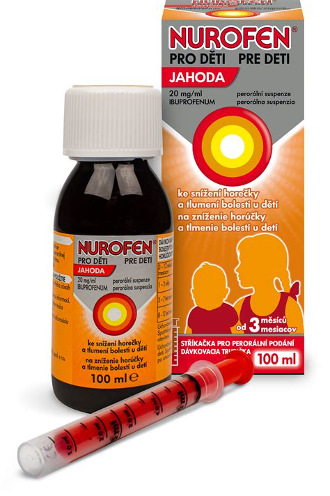 Obrázok balenia Nurofen sirupu pre deti