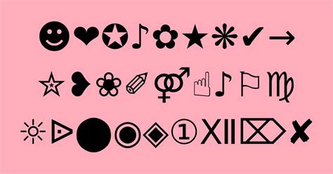 Rôzne sladké emoji symboly