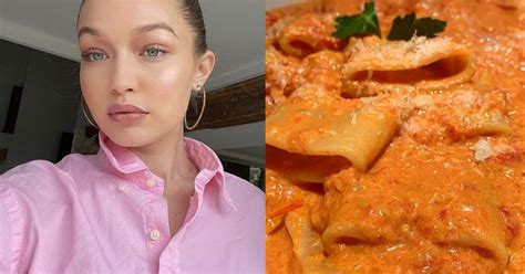 Gigi Hadid a jej cestoviny