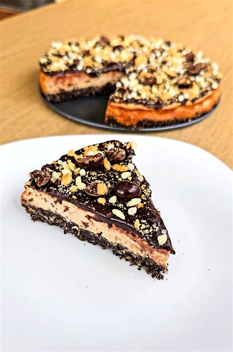 Cheesecake s čokoládovou polevou