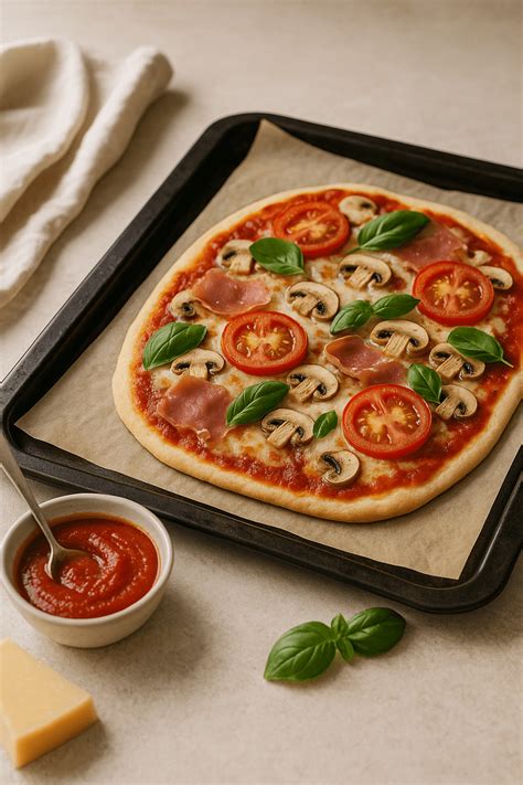 Návod na pečenie pizze s predpečeným korpusom