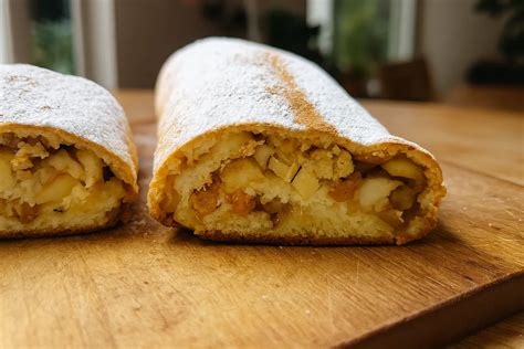 Jablková plnka s orechmi a škoricou pripravená na cesto