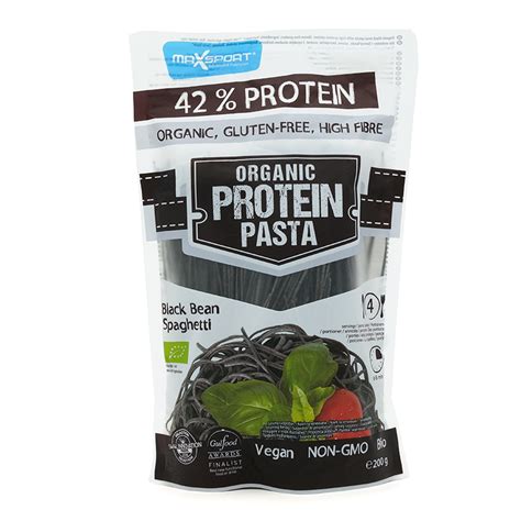MaxSport proteínové cestoviny z čiernej fazule