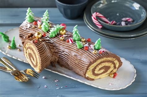 Francúzske vianočné poleno Bûche de Noël