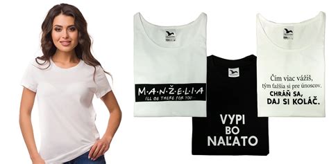 Partnerské tričká s rôznymi vtipnými nápismi