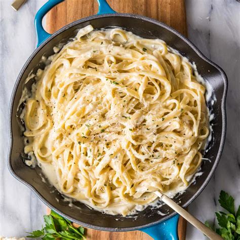 Fettuccine Alfredo na panvici