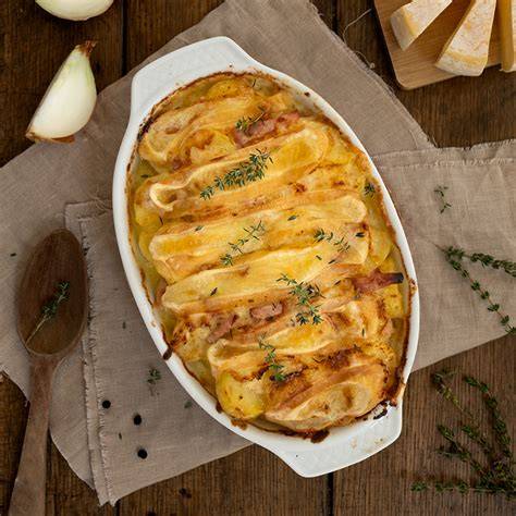 Tradičná Tartiflette so syrom Reblochon