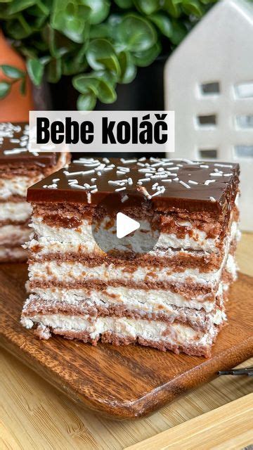 Hotový čokoládový BeBe koláč