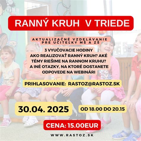 Ilustrácia ranného kruhu v triede