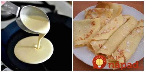 Základné ingrediencie na palacinkové cesto