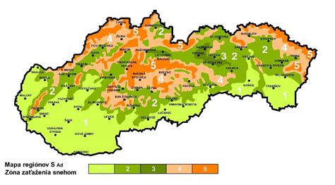 Mapa poľnohospodárskych výrobných oblastí Slovenska