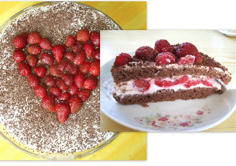 Tvarohovo-jahodová torta