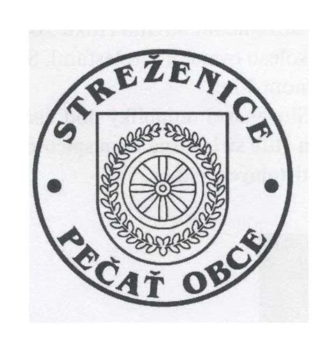 Historická pečať obce Uhorské s motívom vozového kolesa
