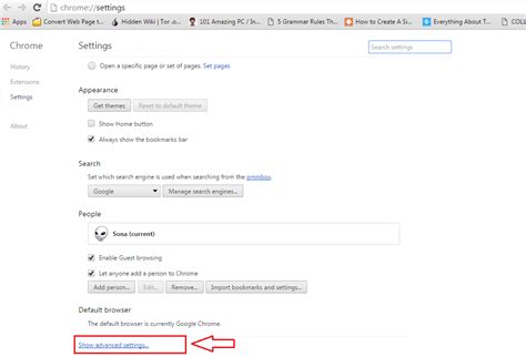 Snímka obrazovky: Nastavenie cookies v prehliadači Chrome