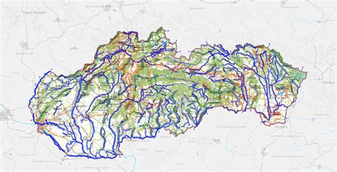 Mapa rozmiestnenia soľníkov v revíri