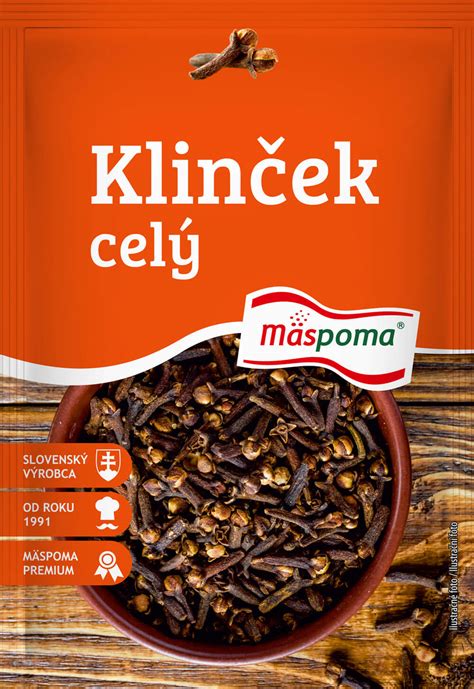 Zložky zmesi: čierne korenie, cesnak, klinček