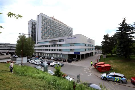 Panorama Hamburgu s policajnou stanicou a nemocnicou