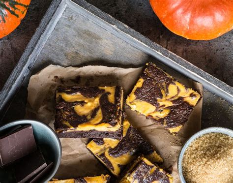 Tekvicové brownies s mandľami