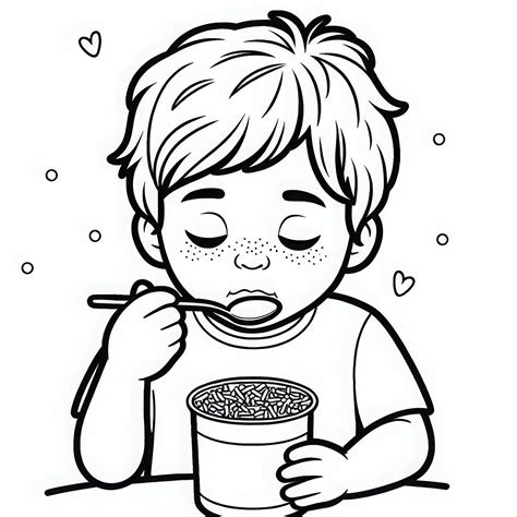 Dieťa ochutnáva jogurt