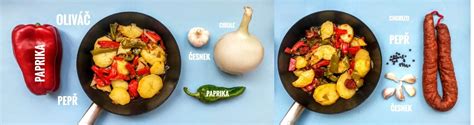 Zloženie gazdovskej pizze s jednotlivými ingredienciami