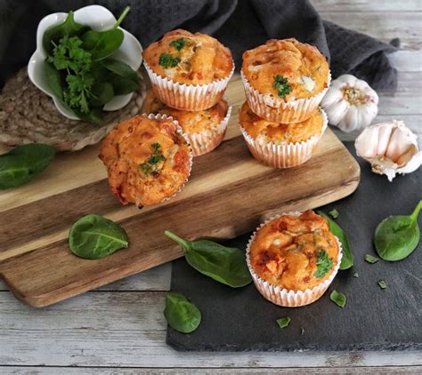 Slané muffiny so zeleninou a syrom