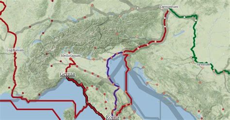 Historická mapa obchodných ciest, ktoré viedli k rozšíreniu cestovín z Ázie do Európy