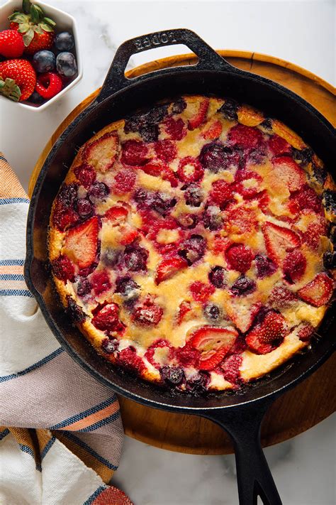 Clafoutis s rôznym ovocím