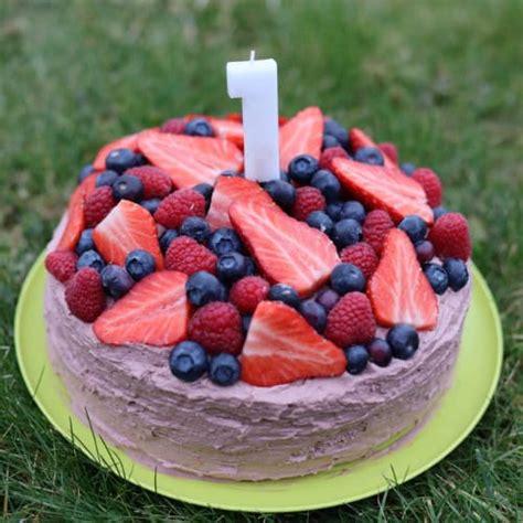 torta k 1. narodeninám bez cukru