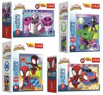 Detské puzzle Spidey a jeho priatelia