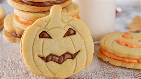 Halloweenske tekvicové sušienky