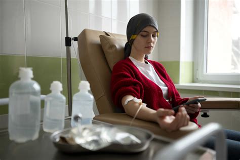 Pacientka podstupujúca chemoterapiu