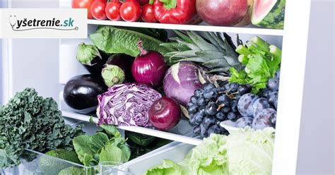 Ilustrácia správneho uskladňovania ovocia a zeleniny v chladničke