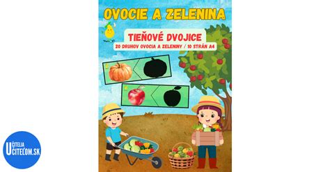 Ilustrácia detí pri hre s kartičkami ovocia a zeleniny
