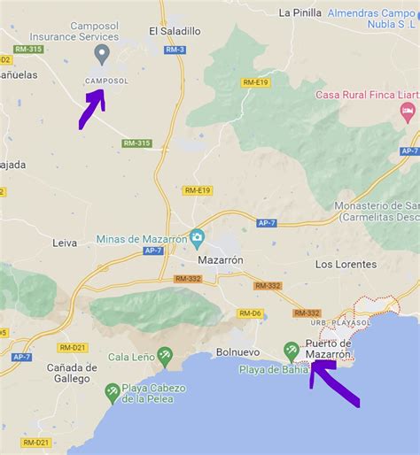 Mapka pôvodu Gazpacha v Španielsku