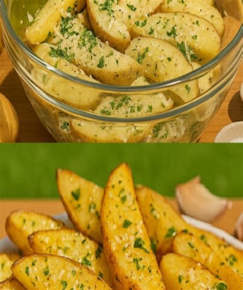 Zemiakové veže s parmezánom a cesnakom