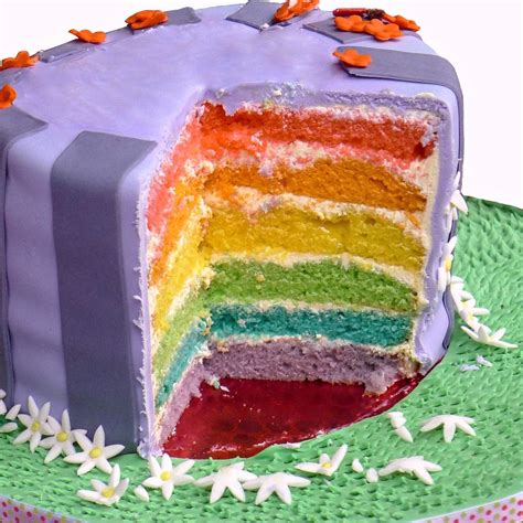 Farebná torta s motívom školy pre deti