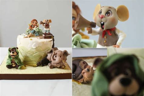 Modelované postavičky na detskej torte