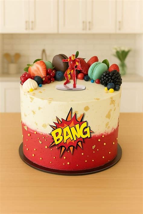 Detská torta s motívom superhrdinov