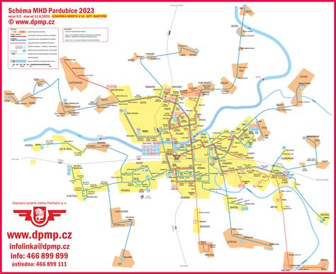 Mapa autobusových zastávok v Trenčíne