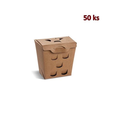 Príklad kraftového boxu na hranolky