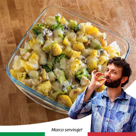 Ingrediencie na zapečené zemiaky s brokolicou