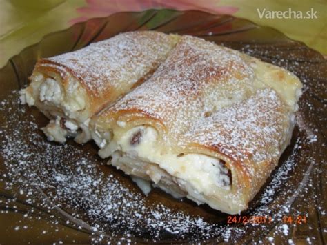 Zapekané prekladané palacinky s tvarohom a hrozienkami