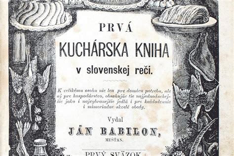 Obálka Prvej slovenskej kuchárskej knihy od Jána Babilona