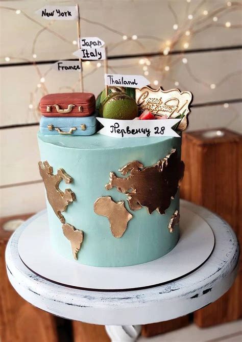 Fotografia cestovnej torty (travel cake) s pomarančovou glazúrou