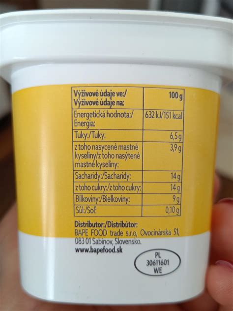 Obal Bánoveckého smotanového jogurtu s vanilkovou príchuťou