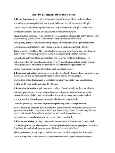 Funkcia riasinkového epitelu v dýchacích cestách