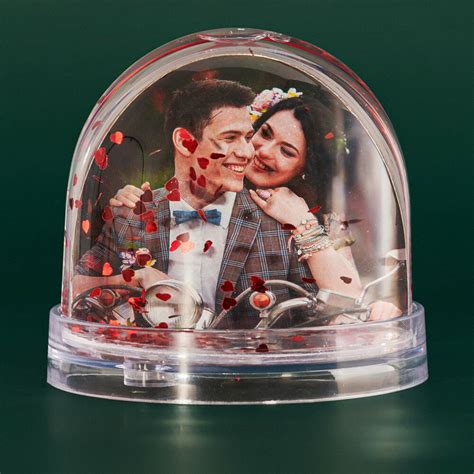 DIY snehová guľa s vlastnou fotografiou