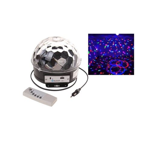 LED disco guľa s meniacimi sa farbami